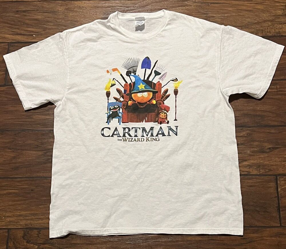 South Park The Stick of Truth Cartman Grand Wizard King T-Shirt XL Video Game